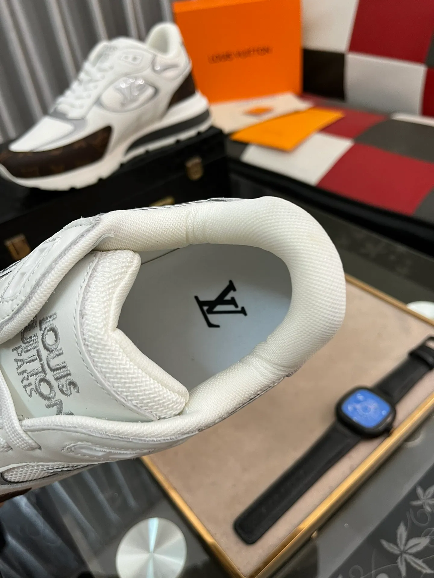 Men's Men's Shoes 💰660⌚️⌚️【LOUIS VUITTON) New 🍀LV Louis Vuitton*——LV classic dad shoes trendy shoes! Made of imported original soft calf leather, imported fly woven lining. Original wear-resistant rubber outsole! High quality products! Code number: 38-44